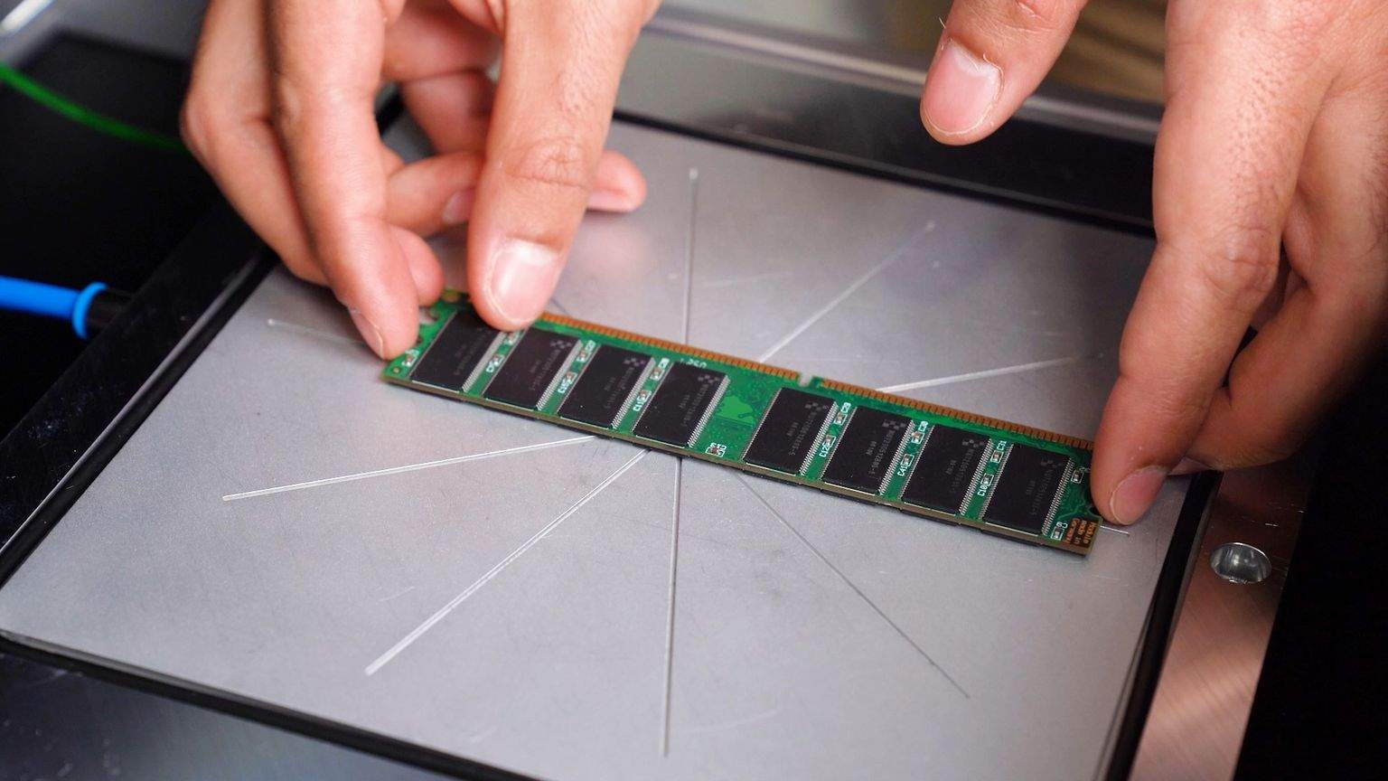 Sample Placed in TIFAS